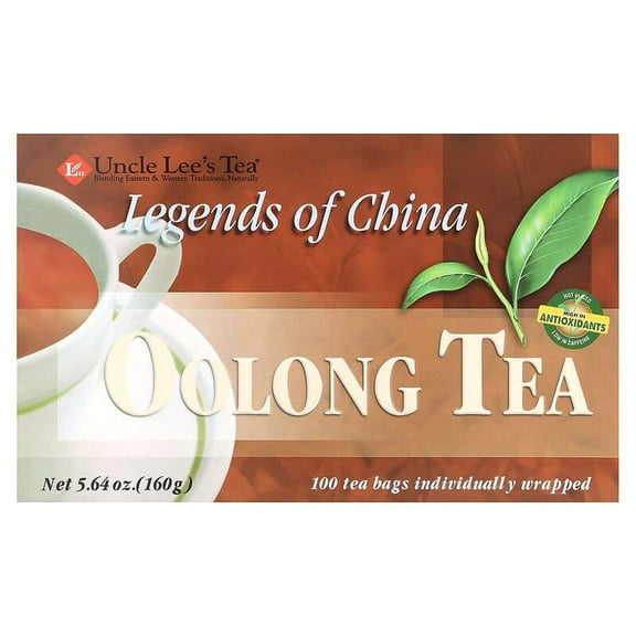 Uncle Lee's Tea, Legends of China, Oolong Tea, 100 Tea Bags, 5.64 oz Pack of 4