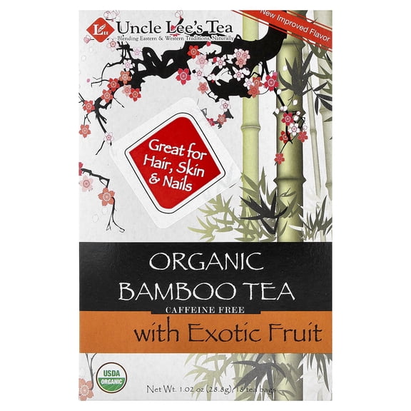 Uncle Lees Teas Organic Bamboo Tea, Exotic Fruits, 18 Ct