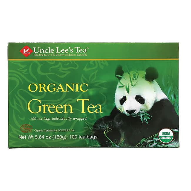 Uncle Lee's Organic Green Tea Bags - USDA Certified