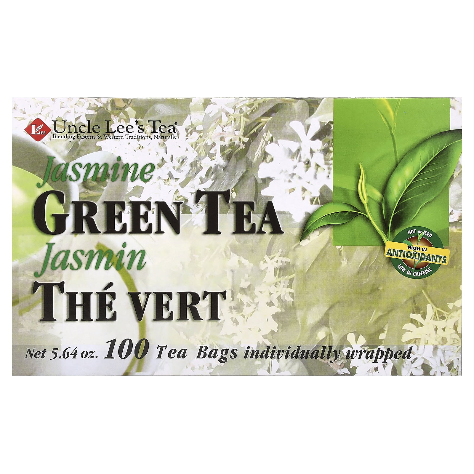 Uncle Lee's Legends of China Jasmine Green Tea, 100 Tea Bags