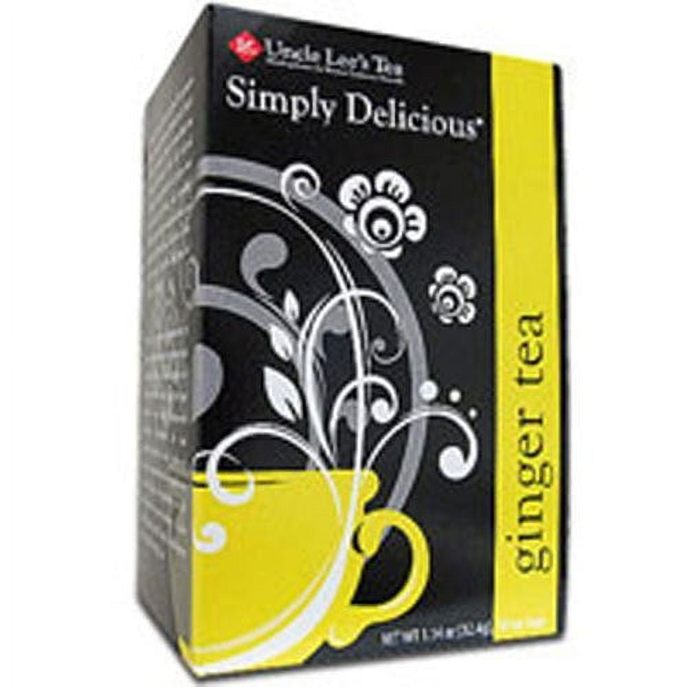 Uncle Lee's Teas Simply Delicious Ginger Tea 18 Tea Bags