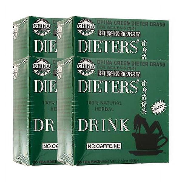 Uncle Lees Dieters Detox Tea for Weight Loss, Pack of 4 - 30 Tea Bags ...