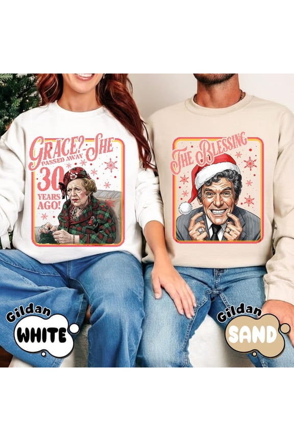 Uncle Lewis Aunt Bethany Sweatshirt, National Lampoon's Christmas Vacation Sweatshirt - Sizes S-5XL ,Art Print JSC