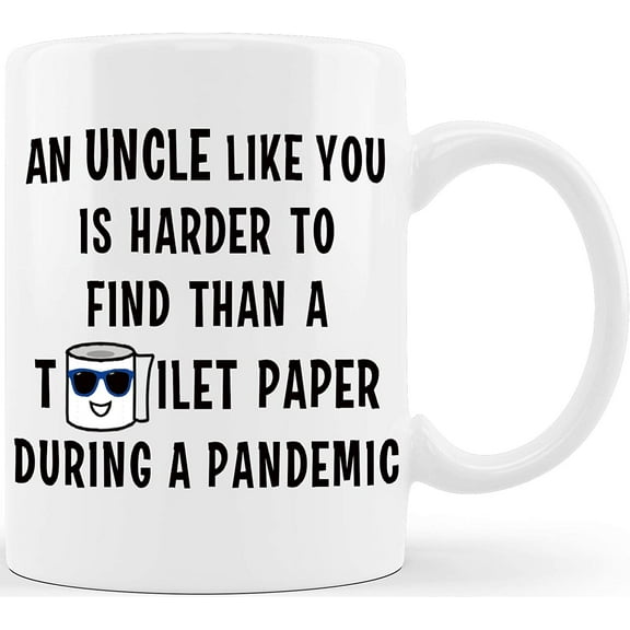 Uncle Like You Hard To Find Funny Uncle Coffee Mug Fathers Day Gift for Uncle Gift for Uncles Tio Siblings Brothers from Niece Nephew Sister Aunt Mom Dad Novelty Gag Gift Christmas Cup