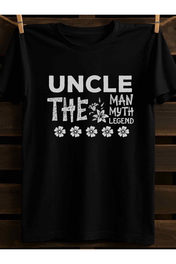 Uncle Man Myth Legend Christmas plain t shirts mens 180G 100% Cotton black Comfortable loose and fashionable T-shirt, spring and summer men's clothing Hip-hop street style Christmas crew humor Chris