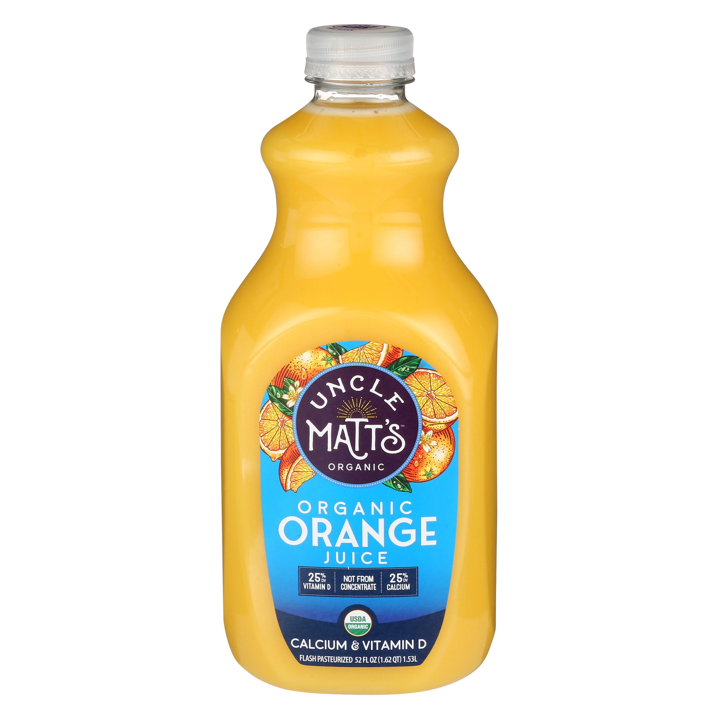 Uncle Matt's Organic Pure Organic Orange Juice with Calcium & Vitamin D + Zinc 52 fl Oz