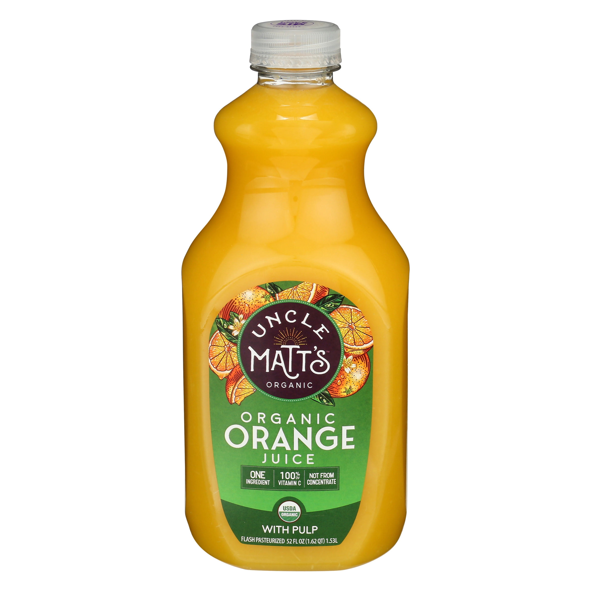 Uncle Matt's Organic Pure Organic Orange Juice with Pulp 52 fl oz