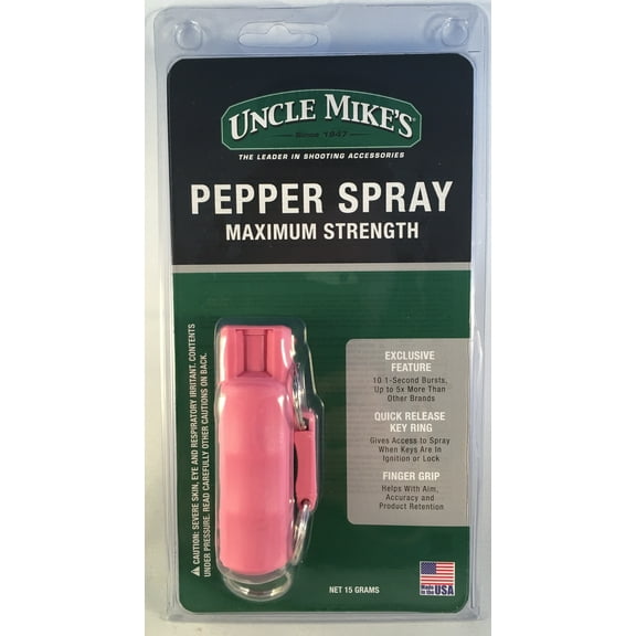 Uncle Mike's Pepper Spray - Pink .54oz