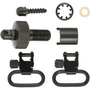 Uncle Mike's Quick Detach 1" Sling Swivel, Black