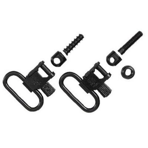 Uncle Mikes 1391-2 Quick Detach Black Sling Swivels