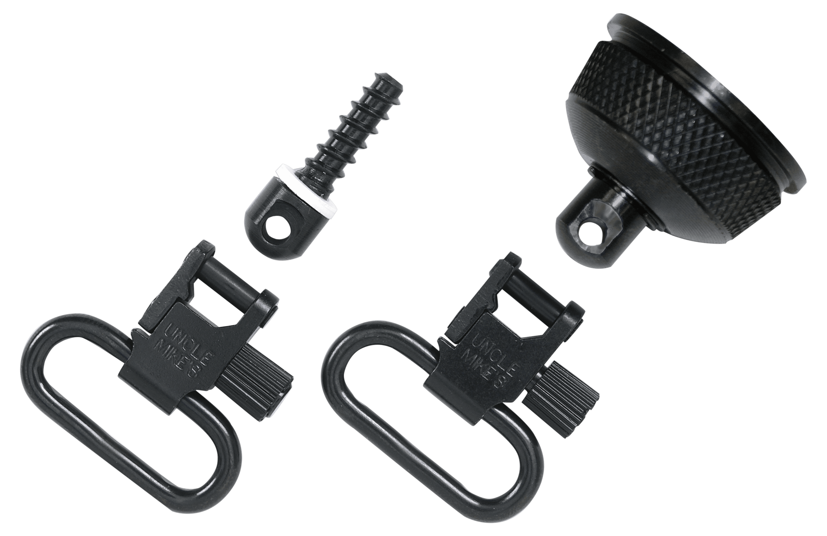 アンクルマイクス社製 870用バレルロックキャップ&スリングベース Uncle Mikes 1800-2 Magazine Cap Swivel Set, 870E, 12ga - Walmart.com
