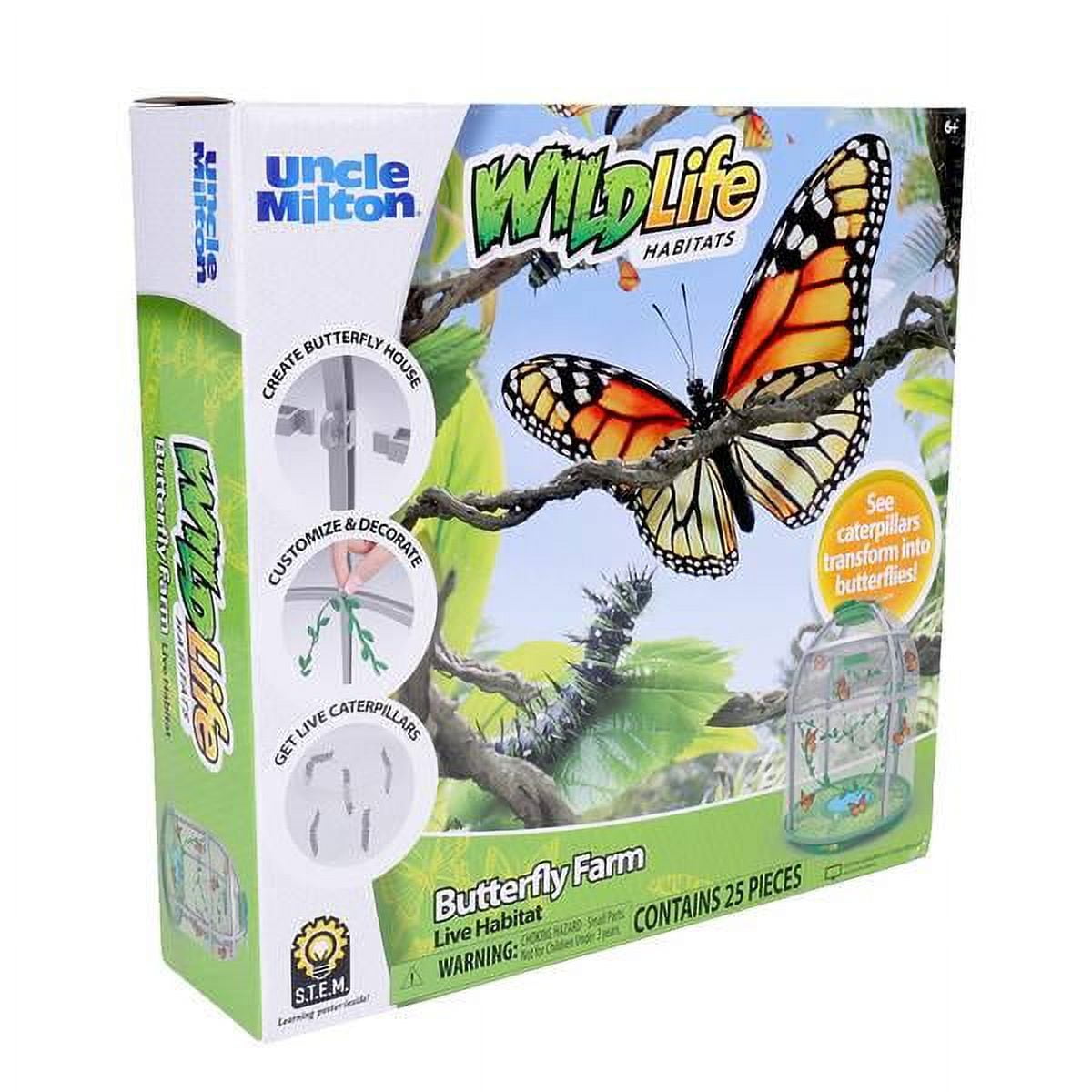 Uncle Milton Butterfly Farm Habitat