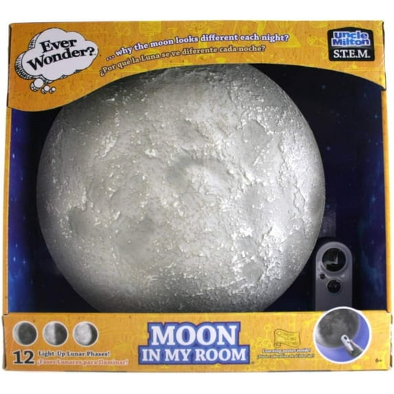 Uncle Milton Uncle Milton Moon in My Room STEM Toy, Great Gift for Boys & Girls, Ages 6 Years and up.