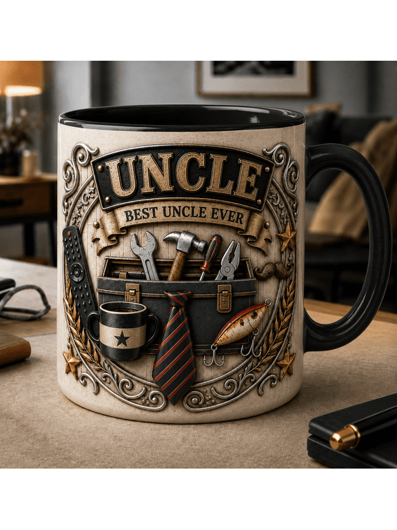 Uncle Ceramic Mugs Best Uncle Ever Coffee Ceramic Mugs Gift for Uncle Birthday Father's Day