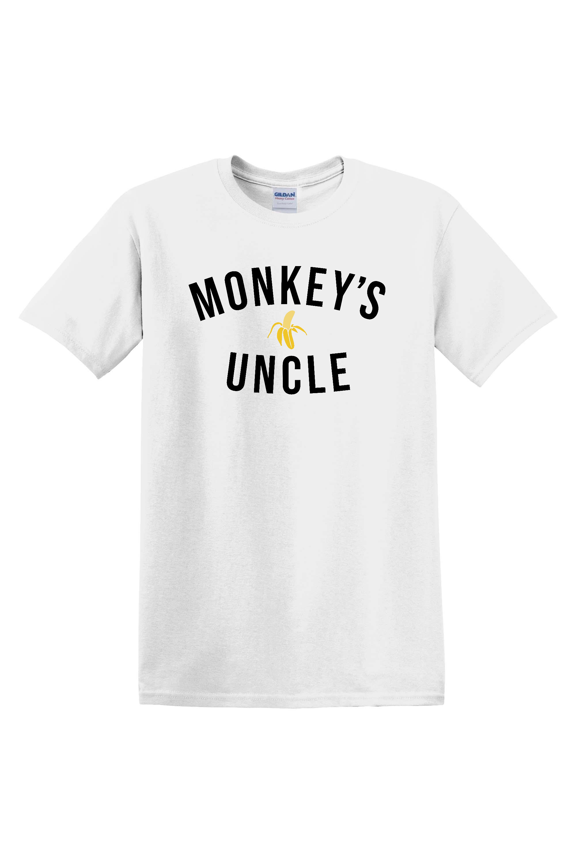 Uncle Nephew Monkey Uncle Uncle Niece Little Monkey Monkey's Uncle shirts Baby Announcement T-shirt