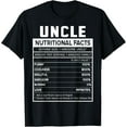 thumbnail image 1 of Uncle Nutritional Facts Funny Uncle Niece Nephew Love T-Shirt, 1 of 4