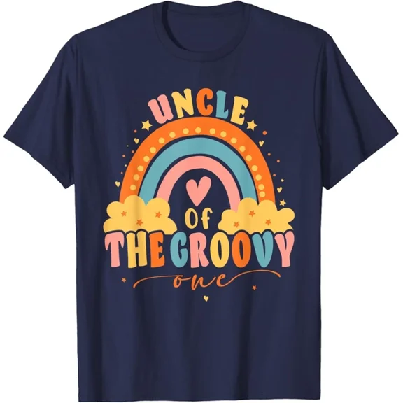 Uncle Of Groovy One Matching Family First Birthday Party T-Shirt Unisex S-5XL Hot Trending Shirt, Vintage Birthday Gift