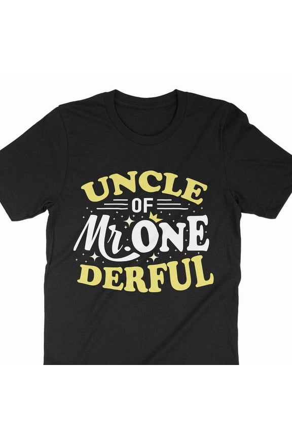 Uncle Of Mr One Derful Shirt First Birthday Party 1st Bday Gift Tee,for unisex up to size 5XL