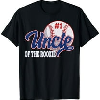 Uncle Of The Rookie Baseball 1st Birthday Baseball Theme T-Shirt