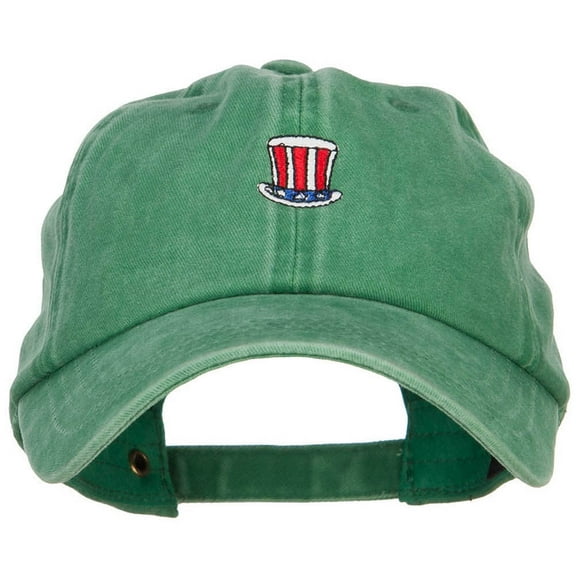 Uncle Sam Embroidered Unstructured Cap - Kelly Green OSFM