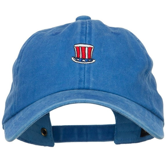 Uncle Sam Embroidered Unstructured Cap - Royal OSFM