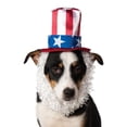 thumbnail image 1 of Uncle Sam Hat with Beard Pet Accessory, 1 of 2