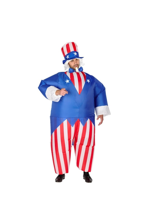 Uncle Sam Inflatable Adult Costume | One Size