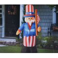 thumbnail image 1 of Uncle Sam Inflatable Yard Decoration 6ft, 1 of 4