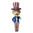 thumbnail image 1 of Uncle Sam Mantle Mates Sitting Patriotic United States USA Bobblehead, 1 of 1
