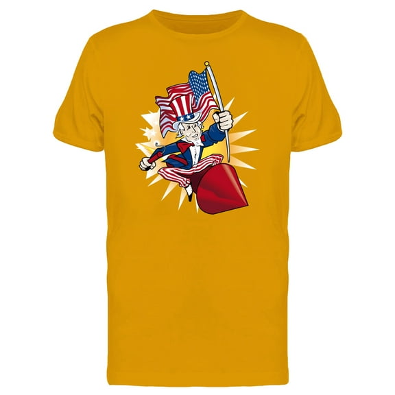 Uncle Sam T-Shirt Men -Image by Shutterstock, Male 3X-Large