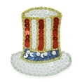 thumbnail image 1 of Uncle Sam's Top Hat Sequin Applique/Patch, 1 of 1