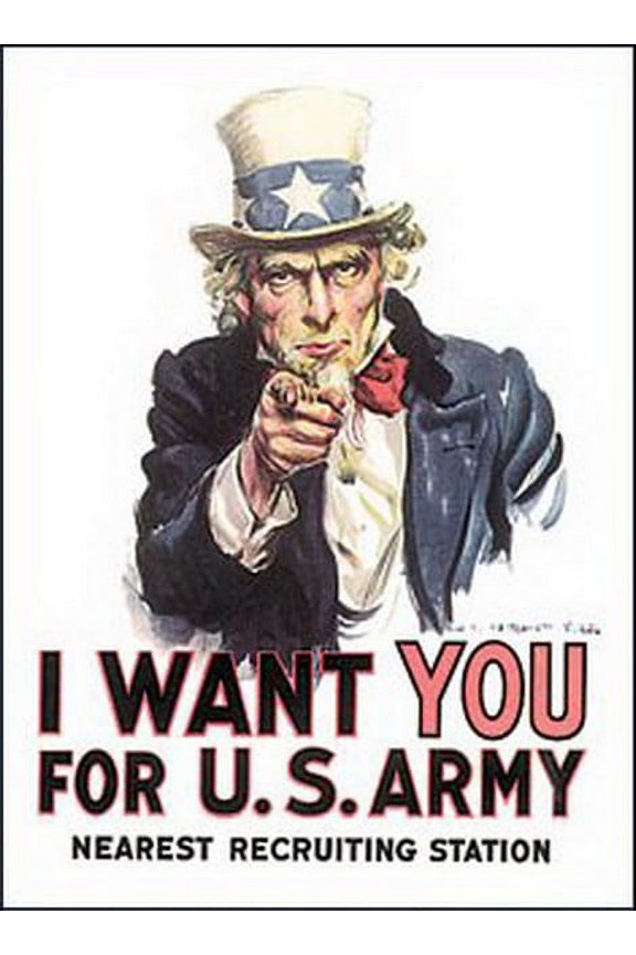 Uncle Same I Want You For U.S. Army Notebook