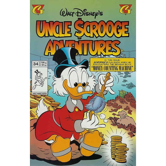 Uncle Scrooge Adventures #34 VF ; Gladstone Comic Book