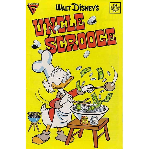 Uncle Scrooge (Walt Disney ) #221 VF ; Gladstone Comic Book