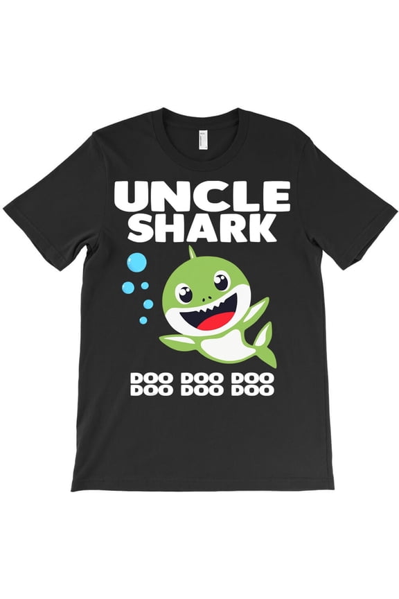 Uncle Shark Doo Doo Funny Birthday Baby Daddy Mommy Auntie - USA Printed H32799 Unisex T-Shirt, Up to 5XL Available