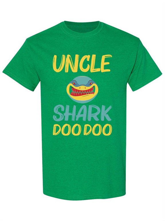 Uncle Shark Doo Doo T-Shirt Men -Image by Shutterstock, Male XX-Large