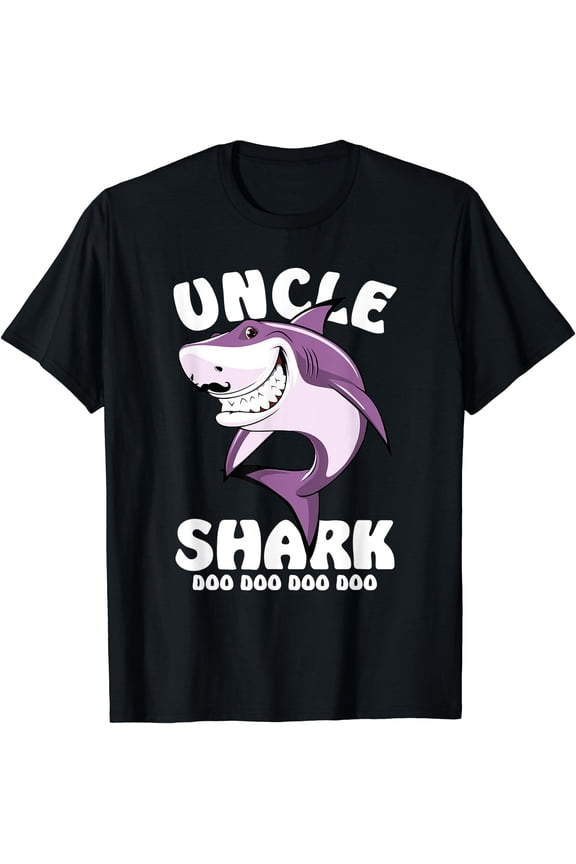 Uncle Shark Doo Mommy Auntie Daddy Baby Tee Shirt T-Shirt, Unisex T-Shirt