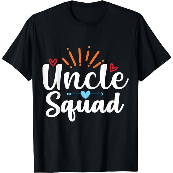 Uncle Squad Funny Uncle Matching Family Group T-Shirt
