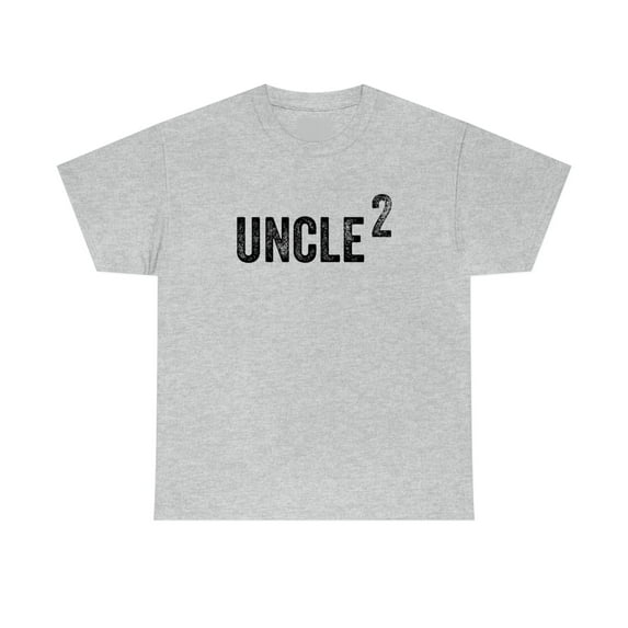 Uncle Squared - Funny Gift for Brother - New Baby Announcement Tee - ID:301