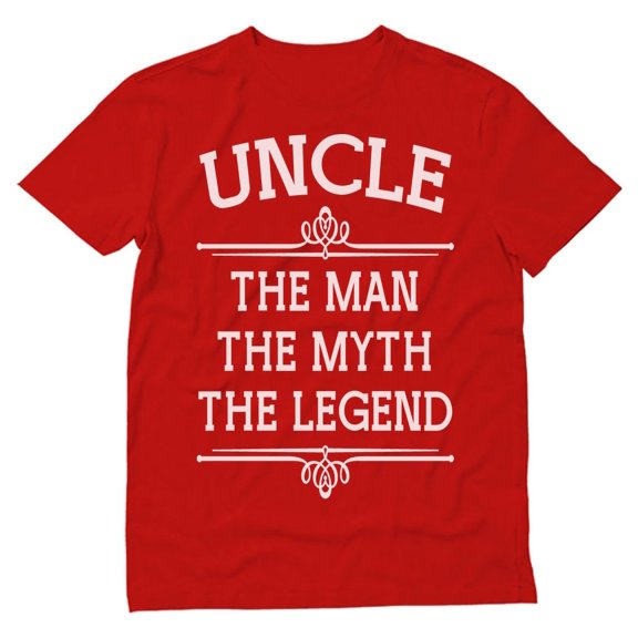 Uncle The Man The Myth The Legend - Best Gift Idea for Uncle Men's T-Shirt XX-Large Red