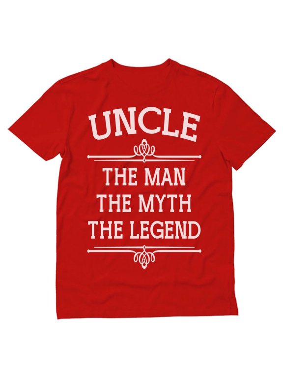 Uncle The Man The Myth The Legend - Best Gift Idea for Uncle Men's T-Shirt XX-Large Red