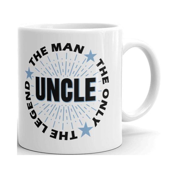 Uncle The Man The Only The Legend Coffee Tea Ceramic Mug Office Work CupGift 11 oz