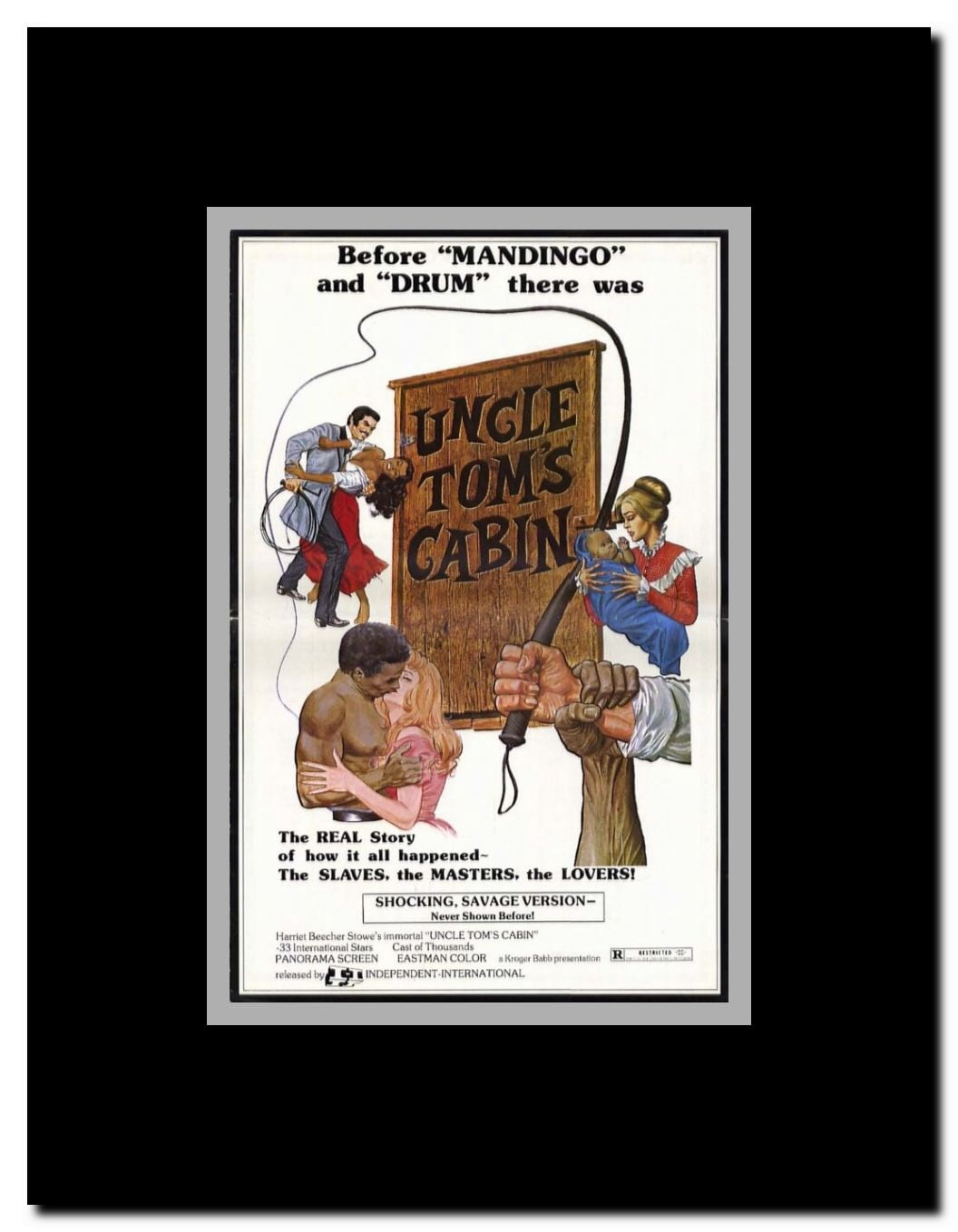 Uncle Toms Cabin Framed Movie Poster