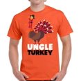 thumbnail image 1 of Uncle Turkey Men T-Shirt - Graphic Tee S M L XL 2XL 3XL 4XL 5XL - Funny Thanksgiving Tshirts for Men Happy Thanksgiving Gifts, 1 of 2