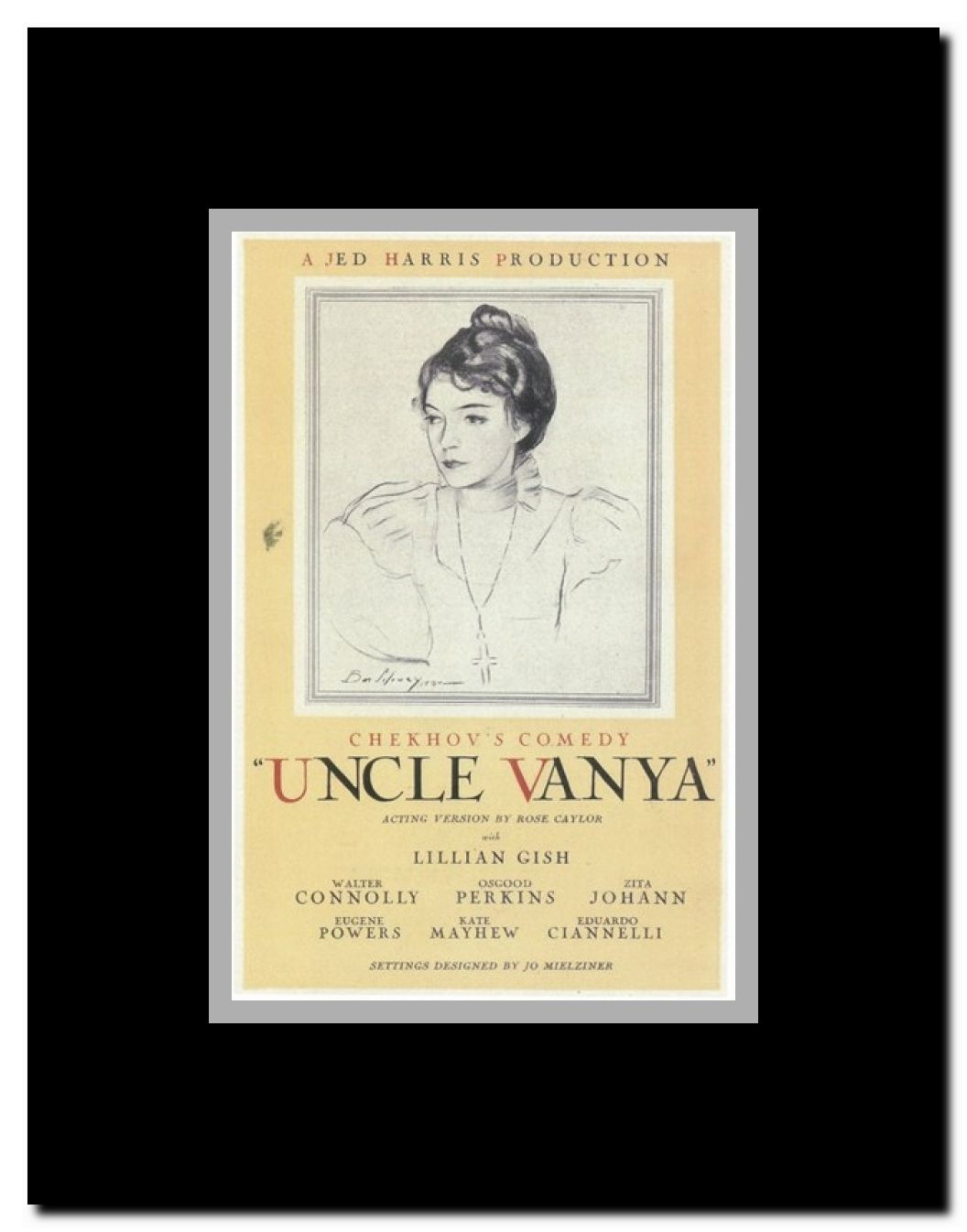 Uncle Vanya (Broadway) Framed Movie Poster
