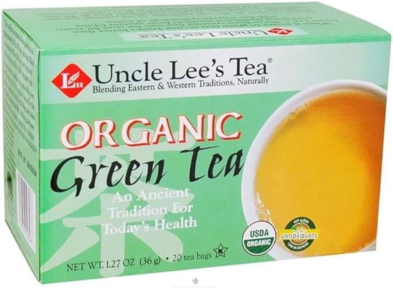 Uncle Lees Tea Organic Green Tea, 20 Bag - Walmart.com