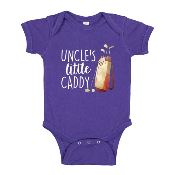 Uncle's Little Caddy Baby Bodysuit One Piece 24 mo Purple