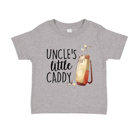 Uncle's Little Caddy Toddler T-Shirt 2T Athletic Heather