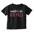 thumbnail image 1 of Uncles Lil Mess Niece Nephew Cute Toddler Boy Girl T Shirt Infant Toddler Brisco Brands 12M, 1 of 6
