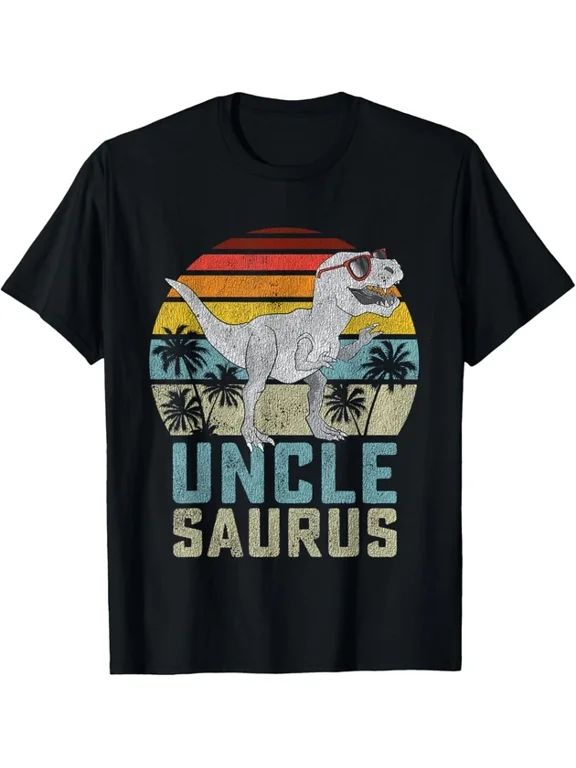 Unclesaurus Dinosaur Uncle Family Everyday Design Gift T-shirt
